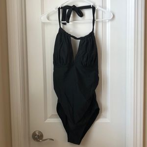 Black Maternity Swimsuit